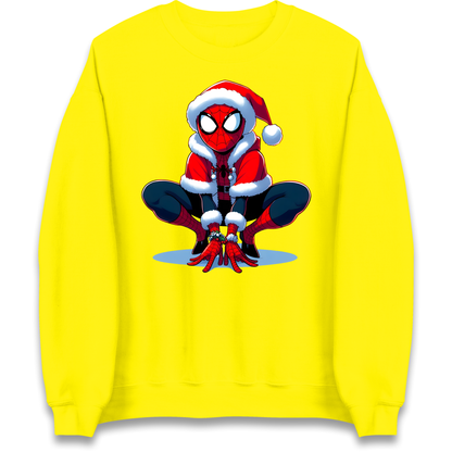 Spiderman Christmas Jumper Adult