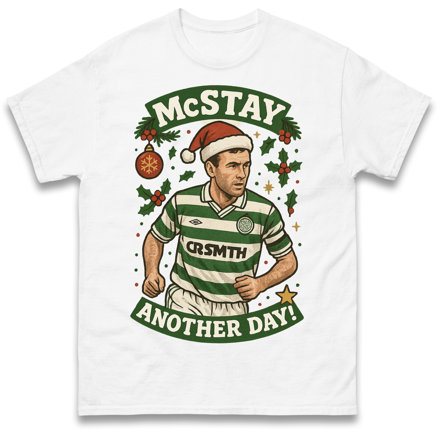 Paul McStay Celtic Christmas T Shirt