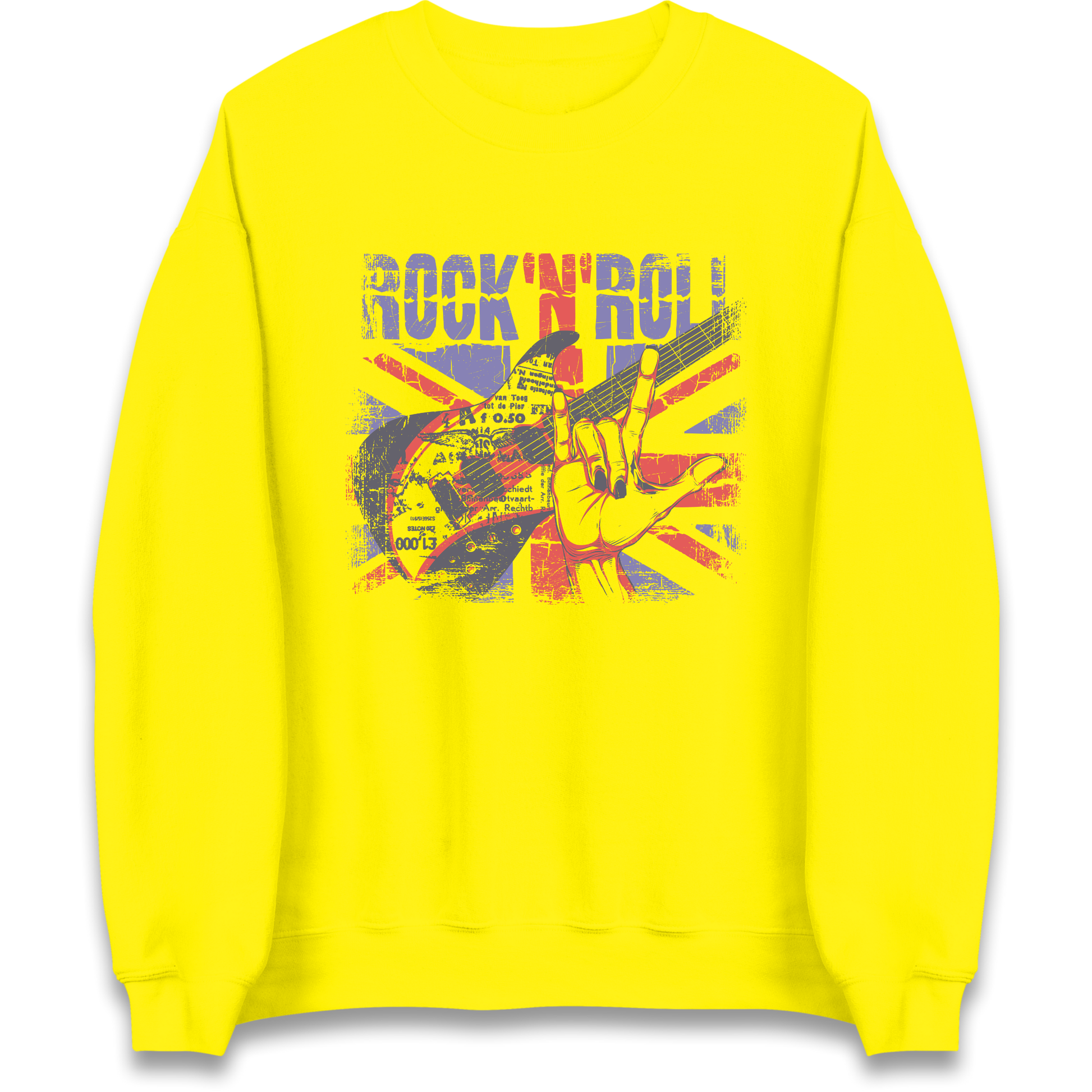 Rock N Roll Union Jack Sweatshirt