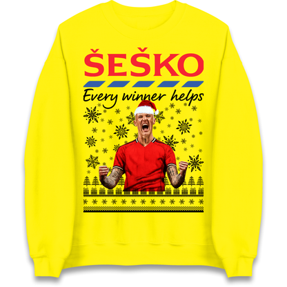 Benjamin Sesko Christmas Sweatshirt