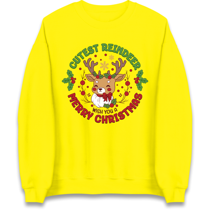 Cutest Reindeer Sweatshirt