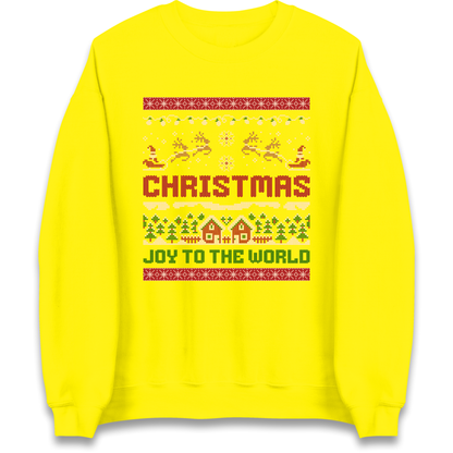 Christmas Joy to the World Christmas Sweatshirt