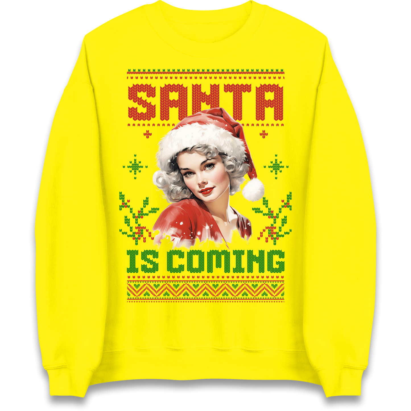 Santa is Coming Christmas Sweatshirt
