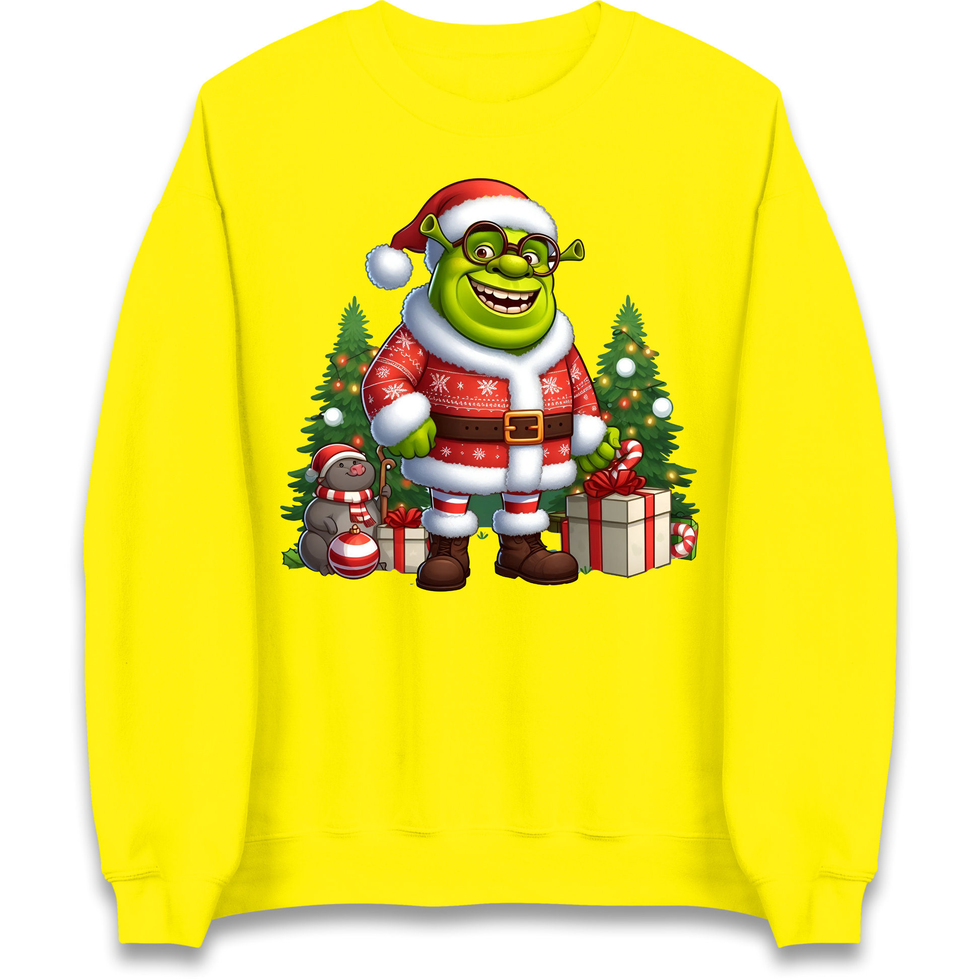 Shrek Santa Claus Presents Sweatshirt