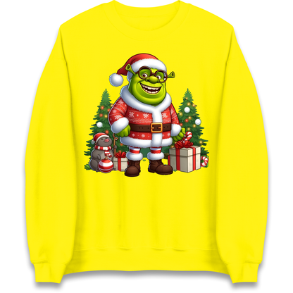 Shrek Santa Claus Presents Sweatshirt