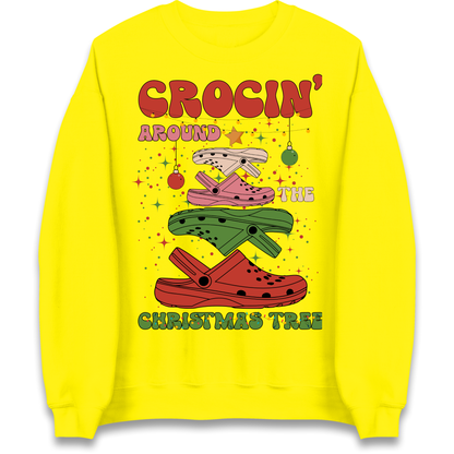 Crockin Around the Christmas Tree Christmas Sweatshirt