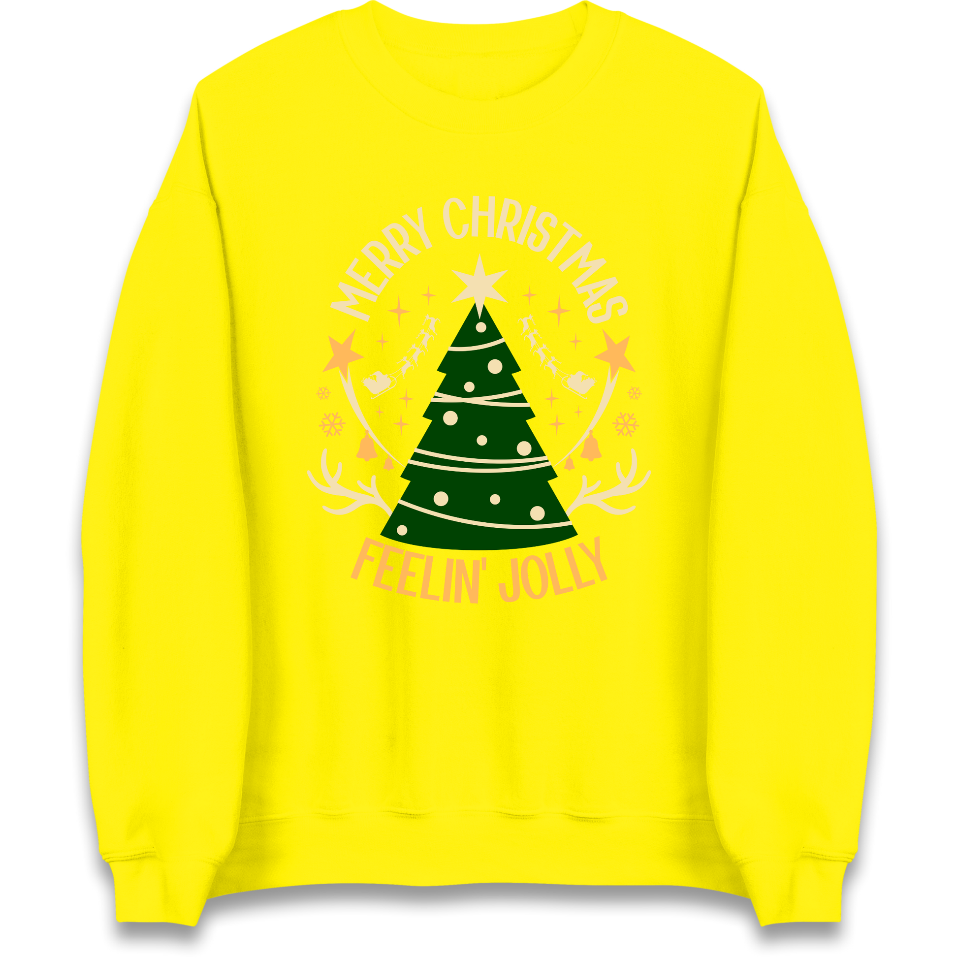 Merry Christmas Feeling Jolly Christmas Sweatshirt