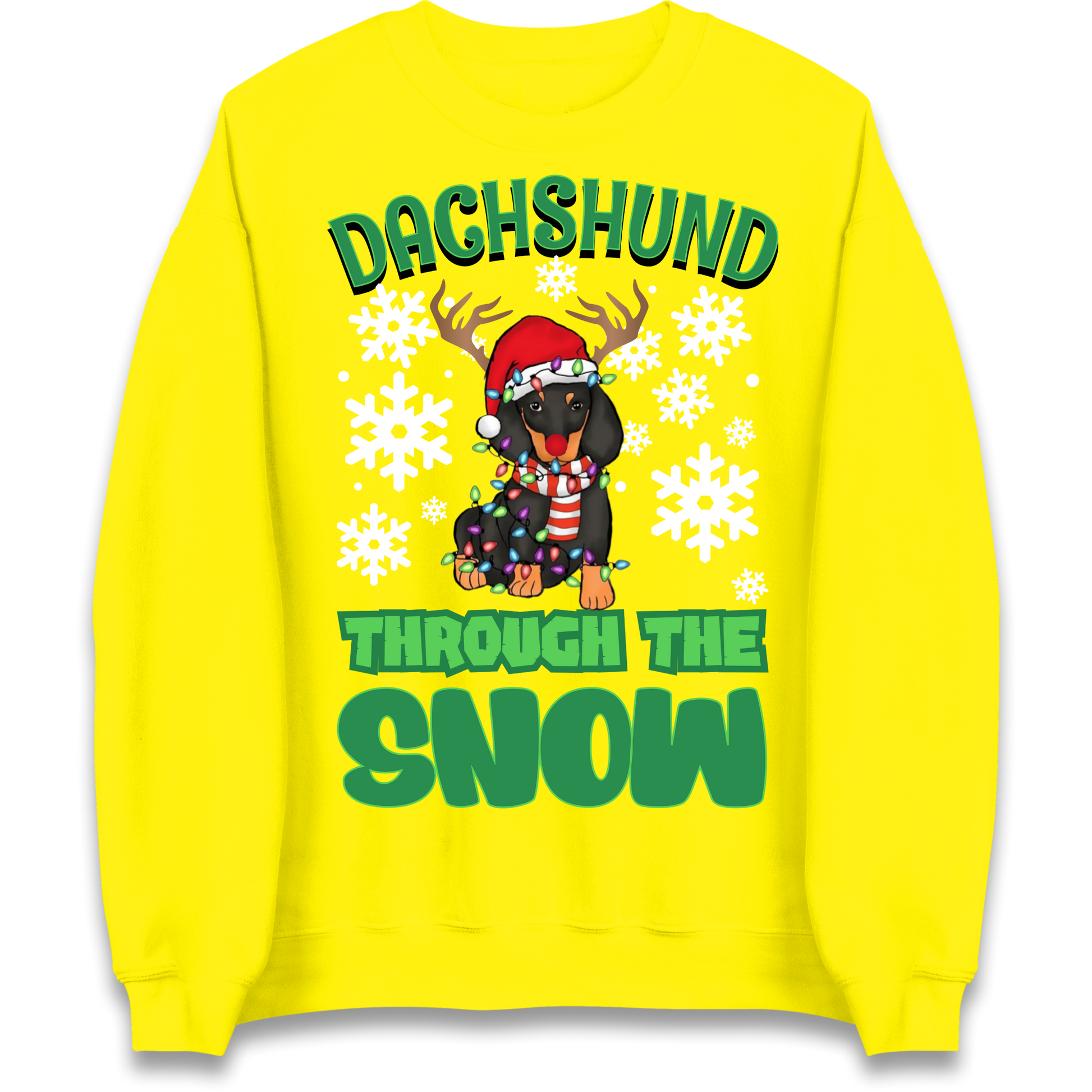 Dachshund Dog Christmas Jumper