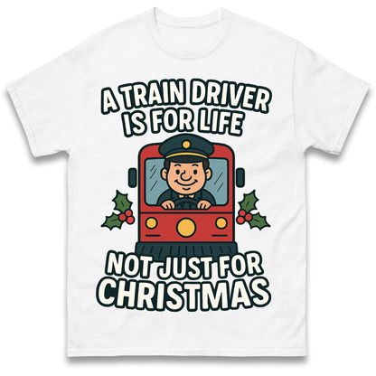 Train Driver Christmas T Shirt