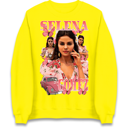 Selena Gomez Pink Sweatshirt