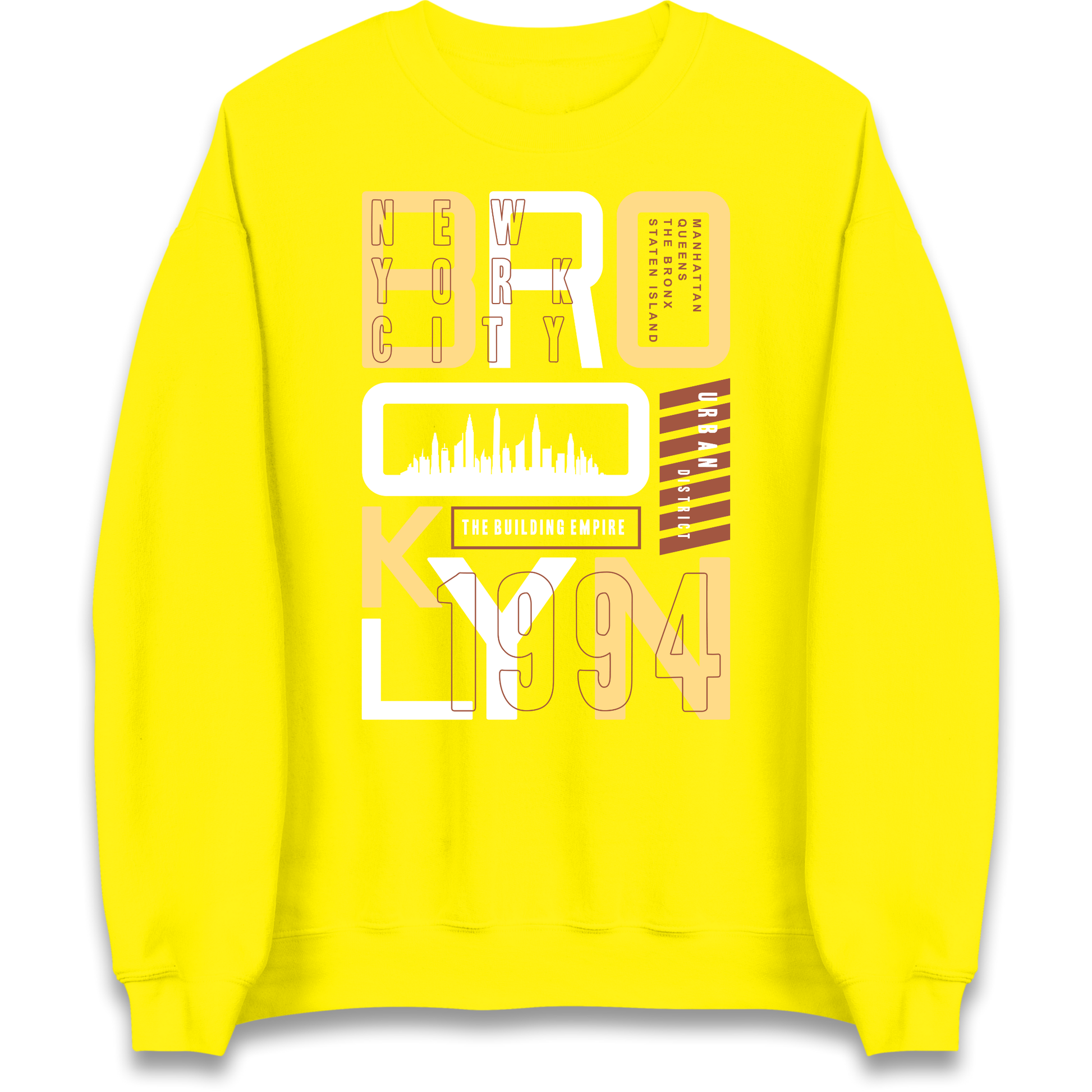 Brooklyn New York Urban District Sweatshirt