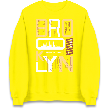 Brooklyn New York Urban District Sweatshirt