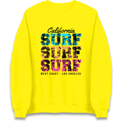 California Surf Surf Surf Sweatshirt