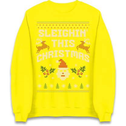 Sleighin This Christmas Christmas Sweatshirt