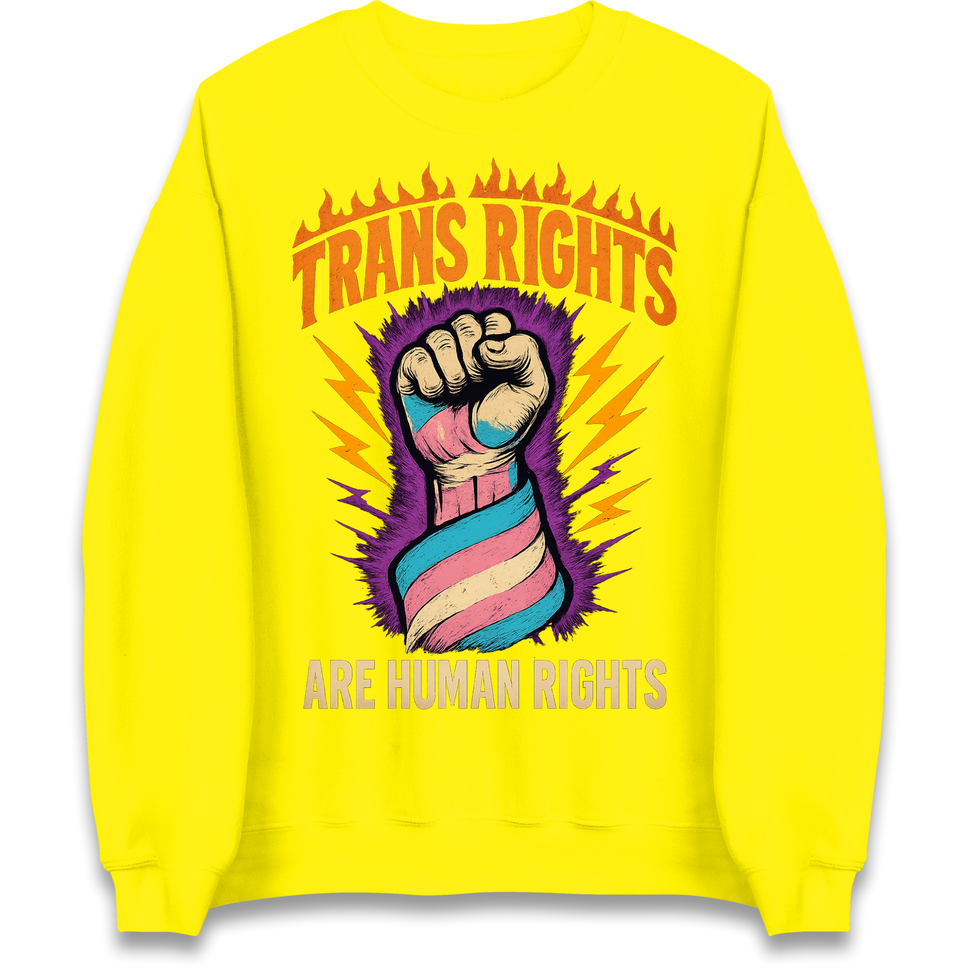 Trans Rights Are Human Rights Sweatshirt
