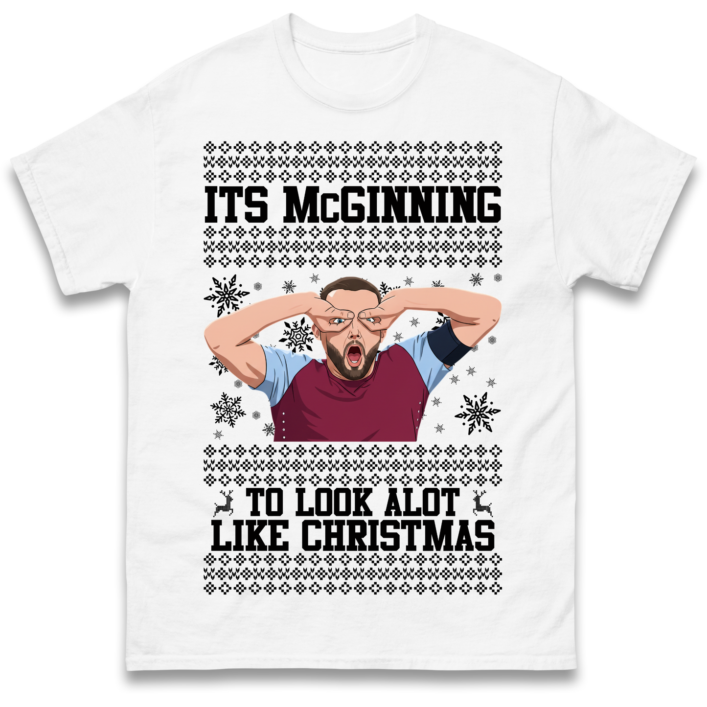 John McGinn Christmas T Shirt