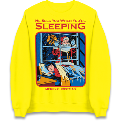 Creepy Santa Claus Christmas Sweatshirt