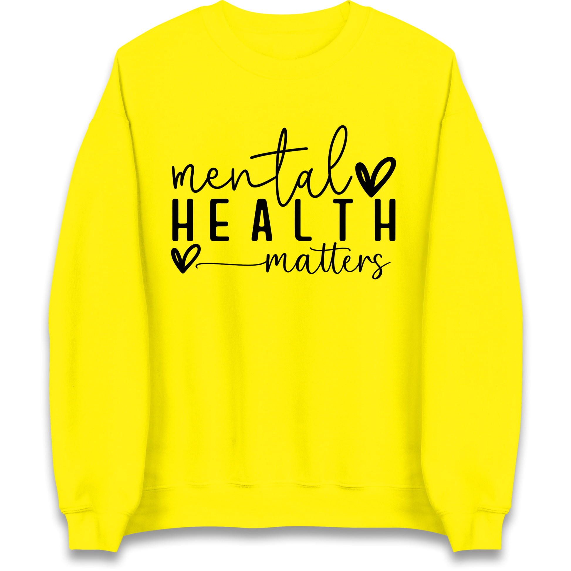 Yellow Mental Health Sweatshirt