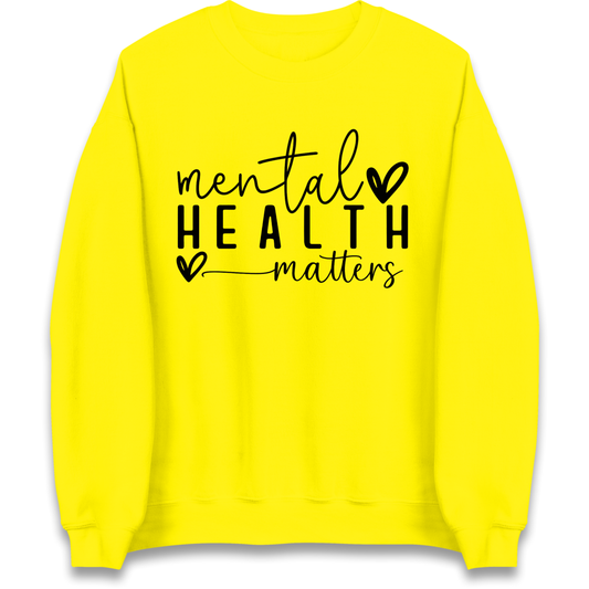 Yellow Mental Health Sweatshirt