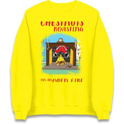 Chestnuts Roasting On An Open Fire Christmas Sweatshirt