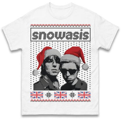 Snowasis Union Jack Christmas T Shirt