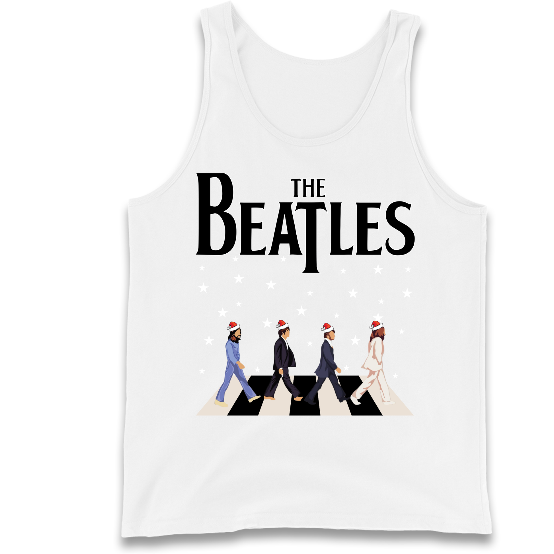 The Beatles Abbey Road Christmas Tank Top