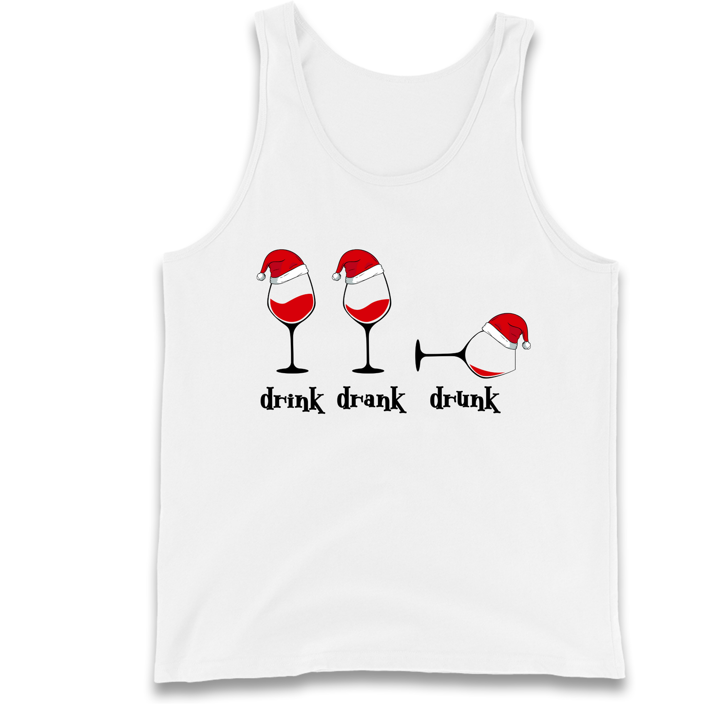 Drink Drank Drunk Tank-Top