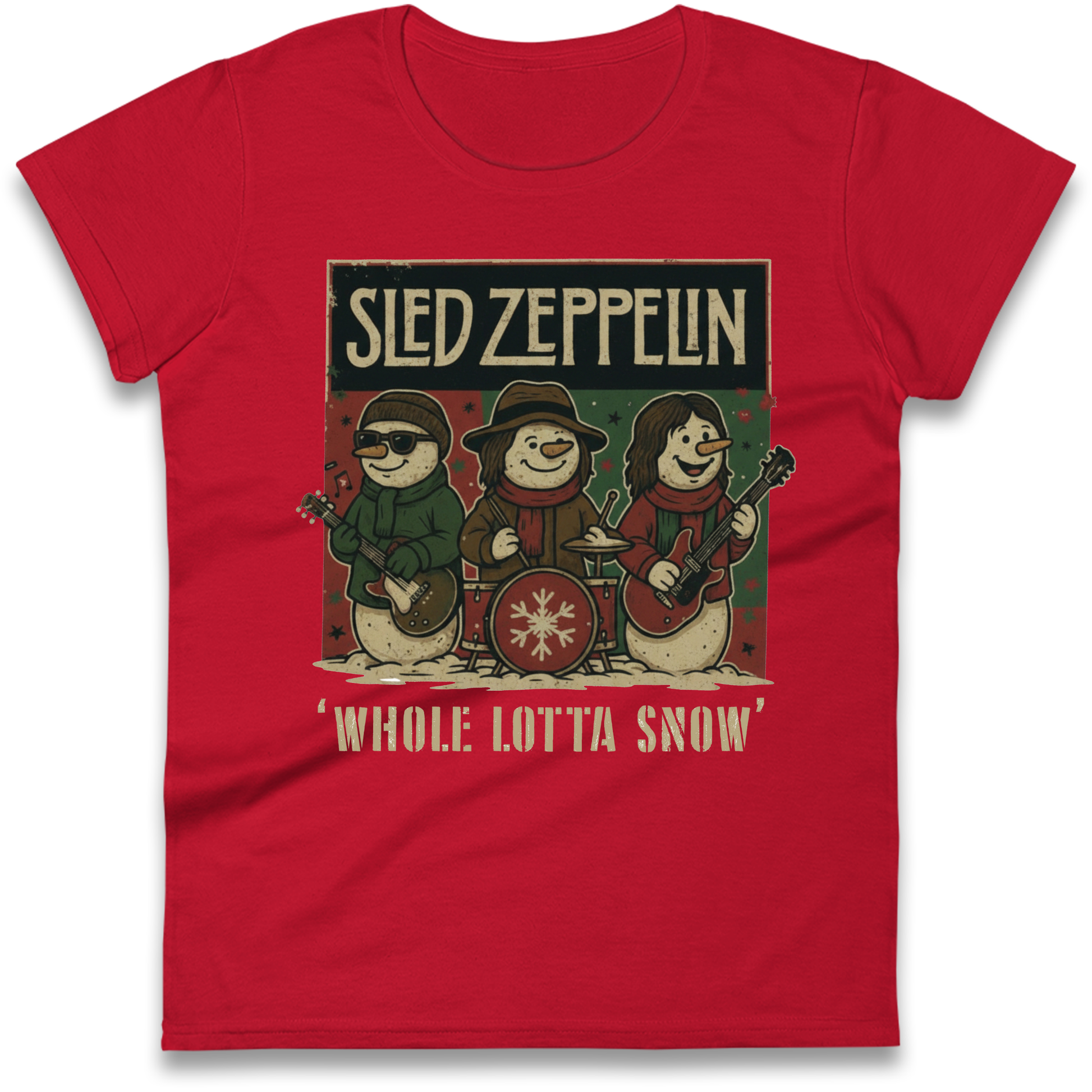 Led Zeppelin Christmas Ladies Shirt