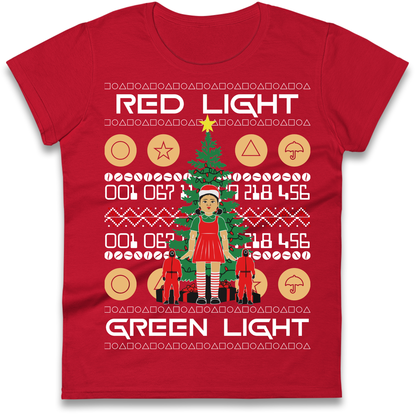 Squid Game Christmas Ladies Shirt