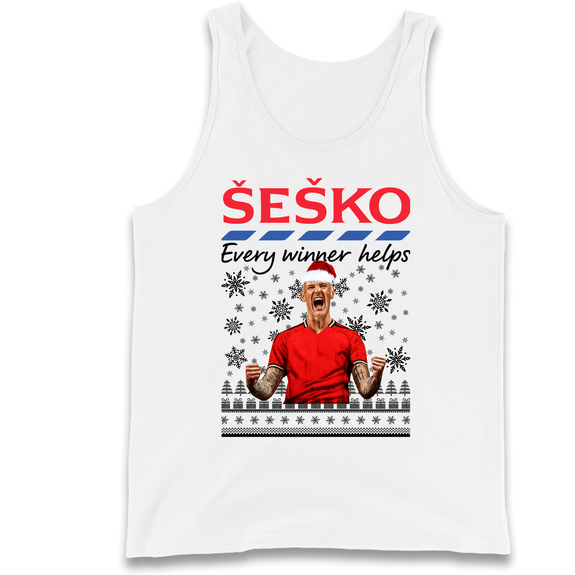 Benjamin Sesko Christmas Tank-Top