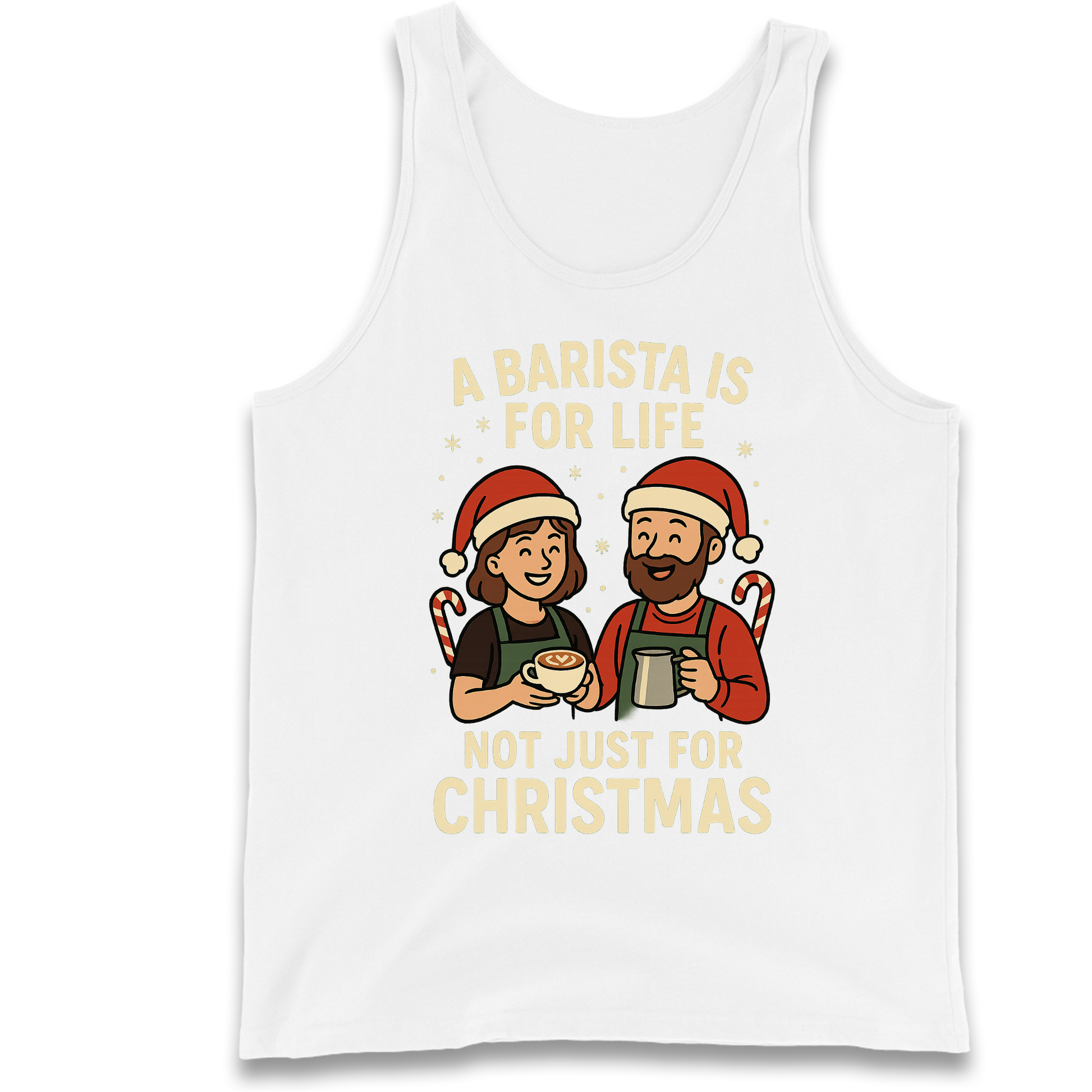 Barista Christmas Tank Top