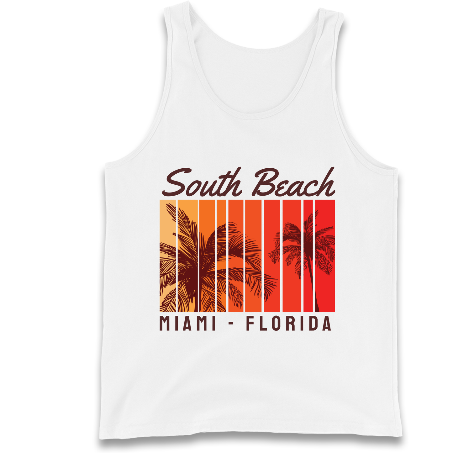 South Beach Miami Florida Tank Top