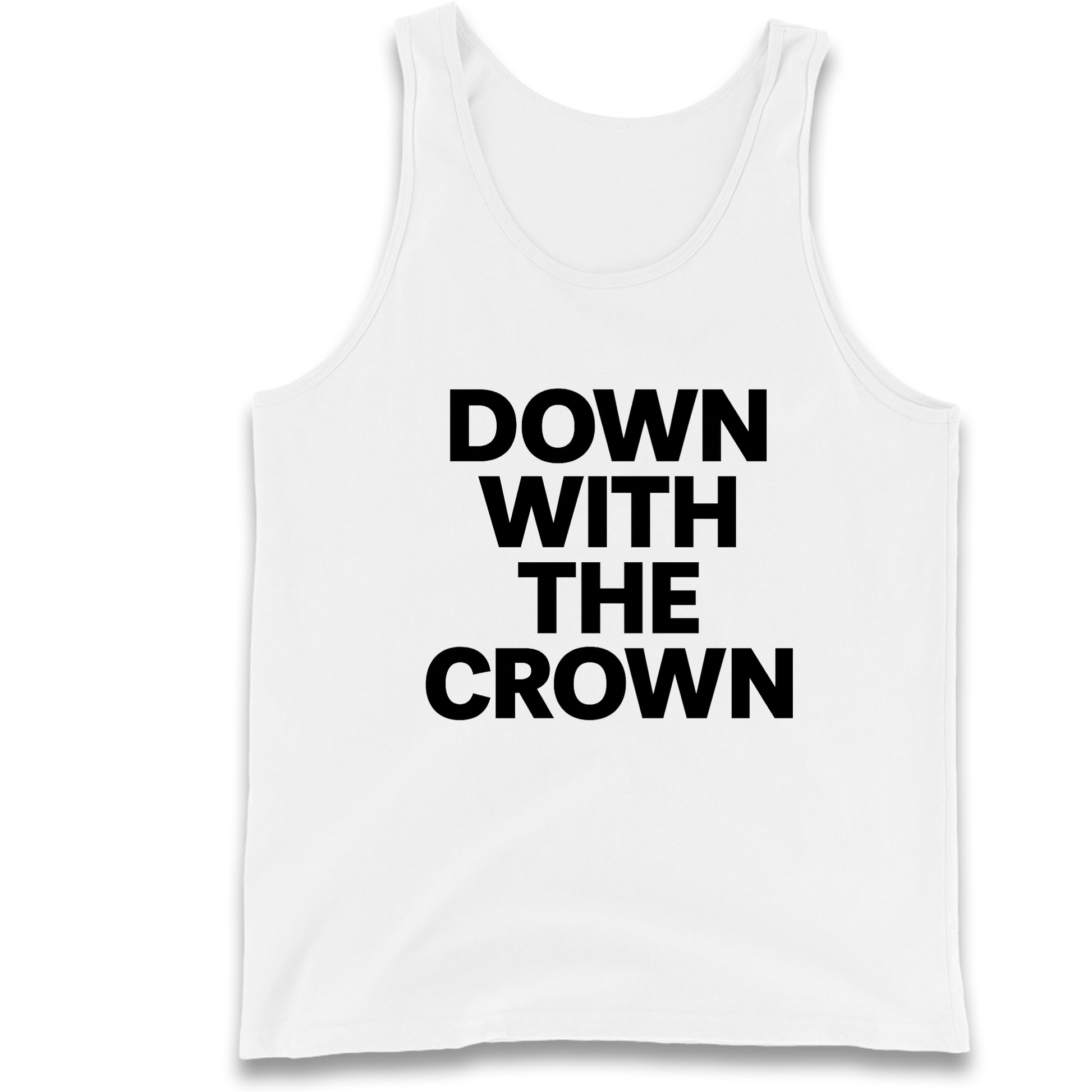 DOWN WITH THE CROWN Tank Top