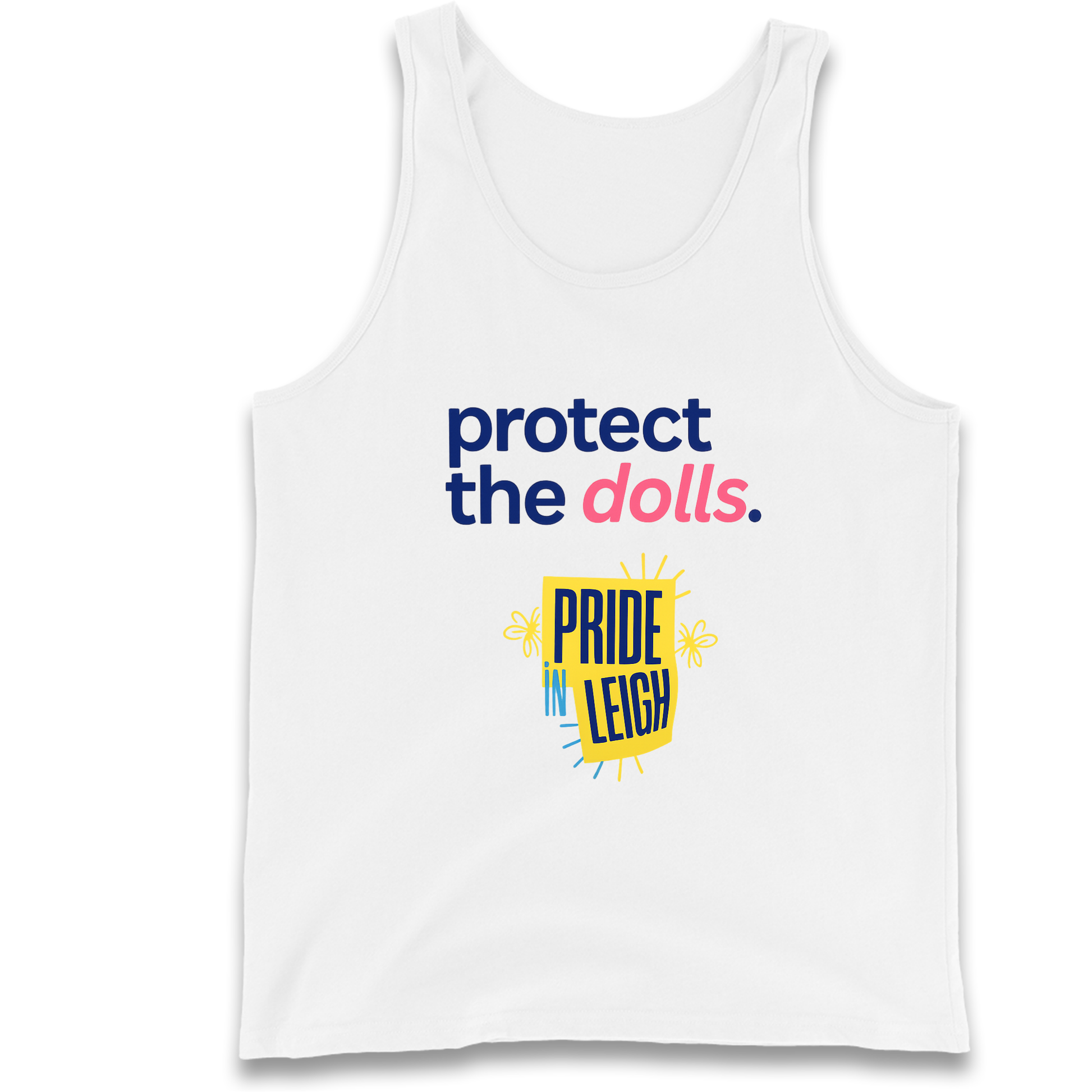 Protect The Dolls Slogan Tank Top