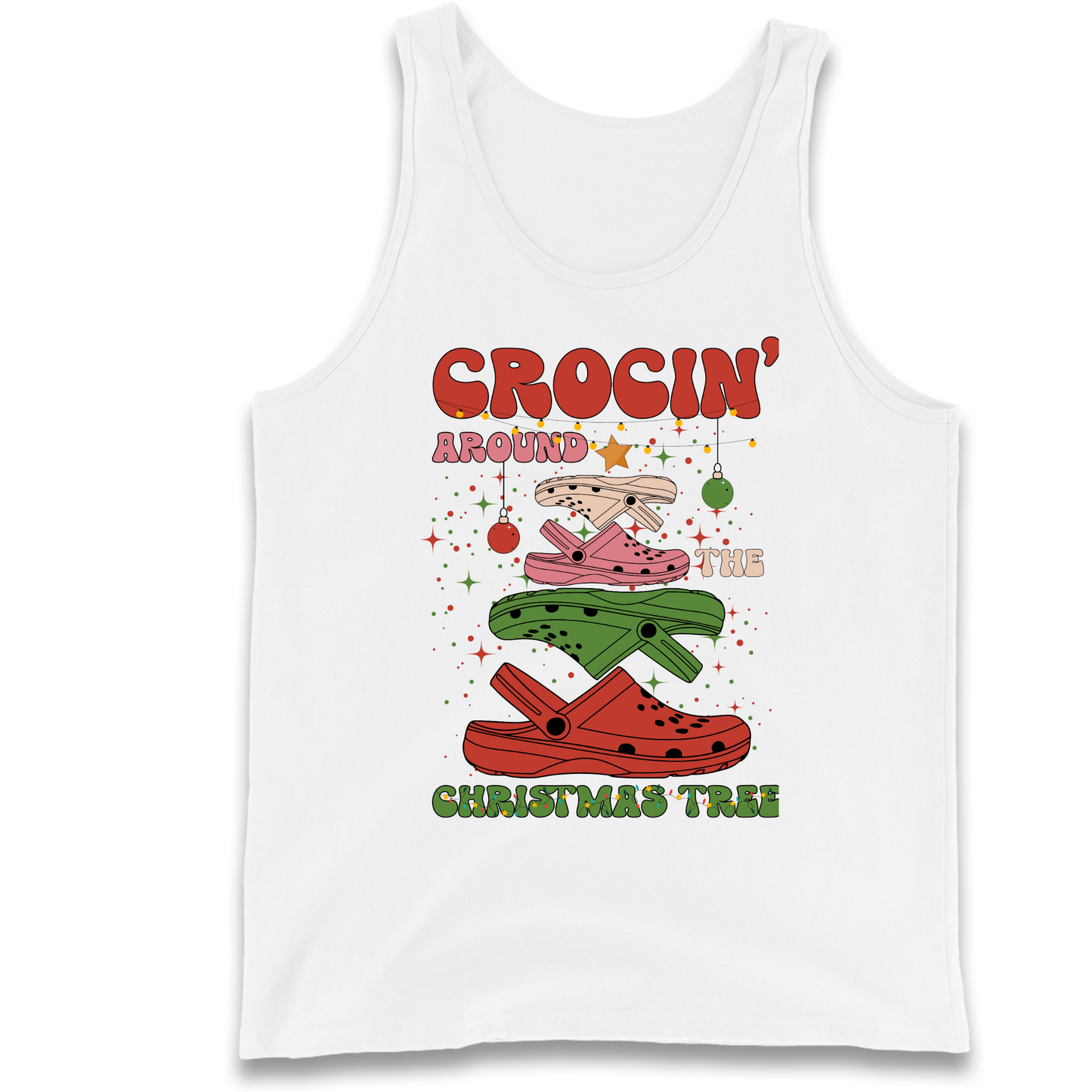Crockin Around the Christmas Tree Christmas Tank Top