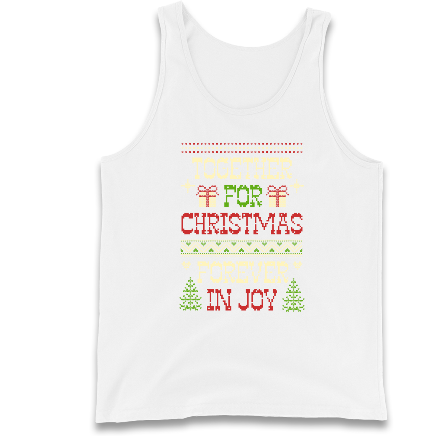 Together for Christmas Forever in Joy Christmas Tank Top