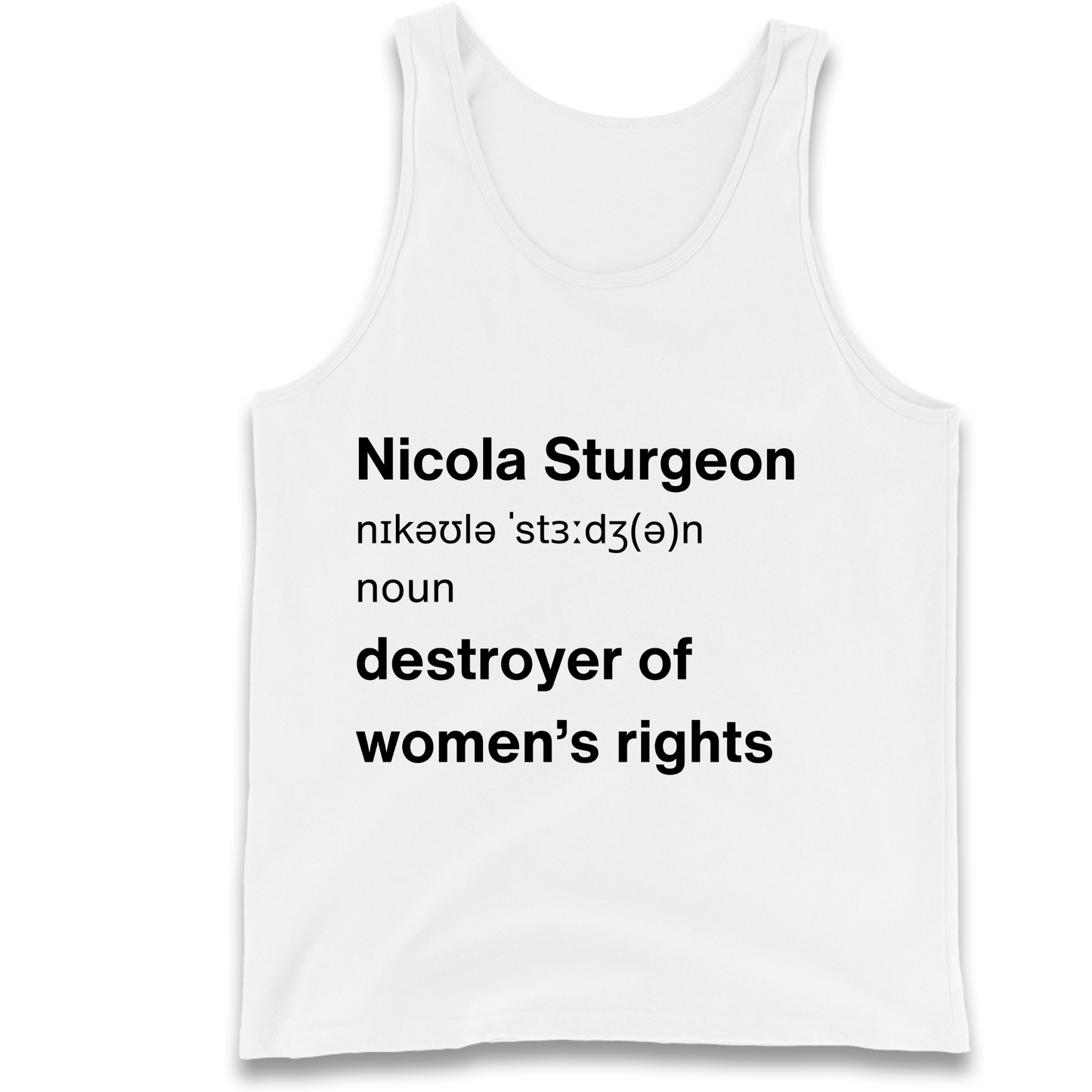 JK Rowling Nicola Sturgeon T Shirt Tank Top