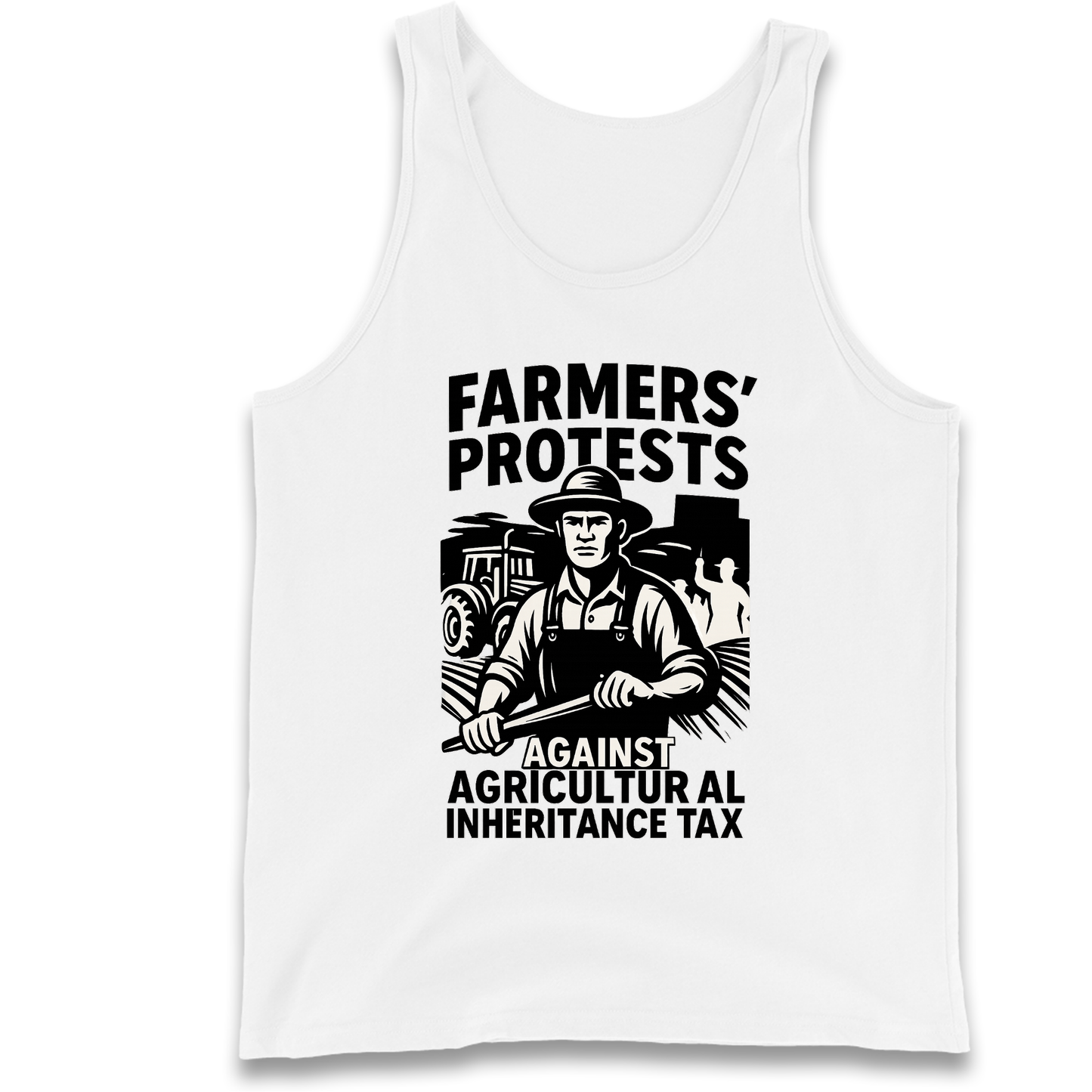 Farmers’ Protests Against Agricultural Inheritance Tax Tank Top