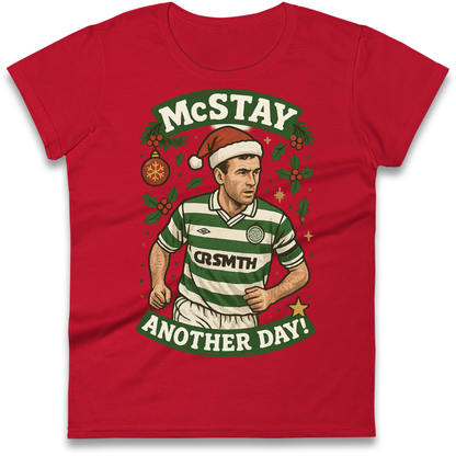Paul McStay Celtic Christmas Ladies Shirt
