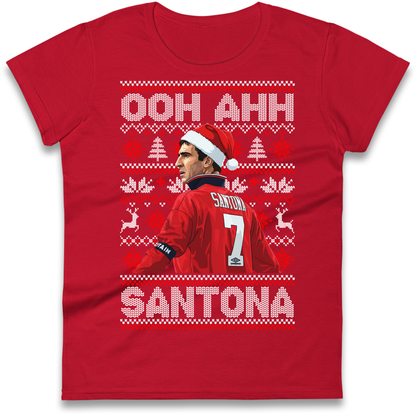 M'nchester United Christmas Ladies Shirt