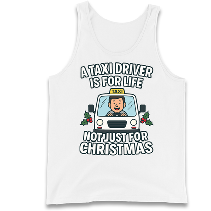 Taxi Driver Christmas Tank Top