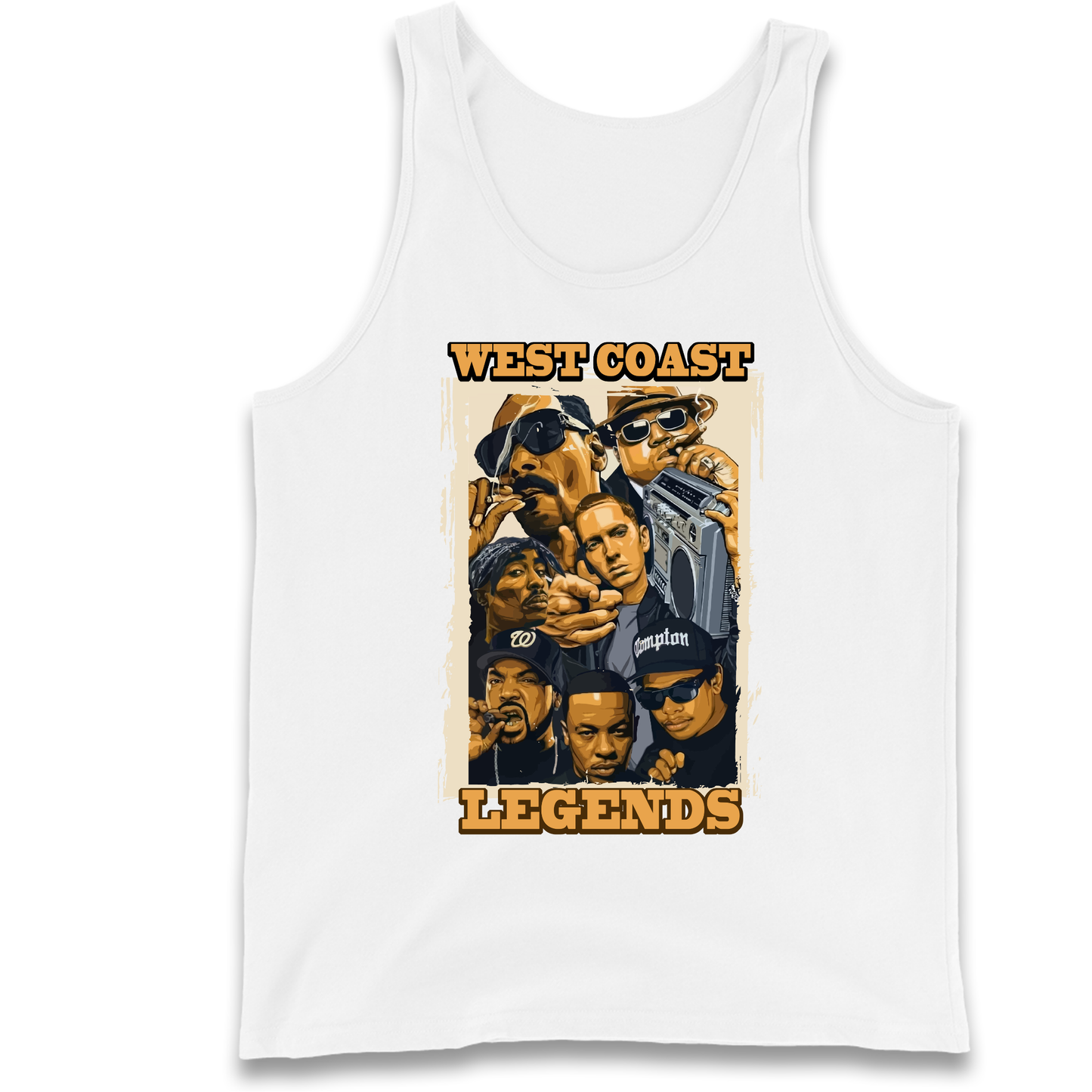West Coast Legends Rappers Tank Top