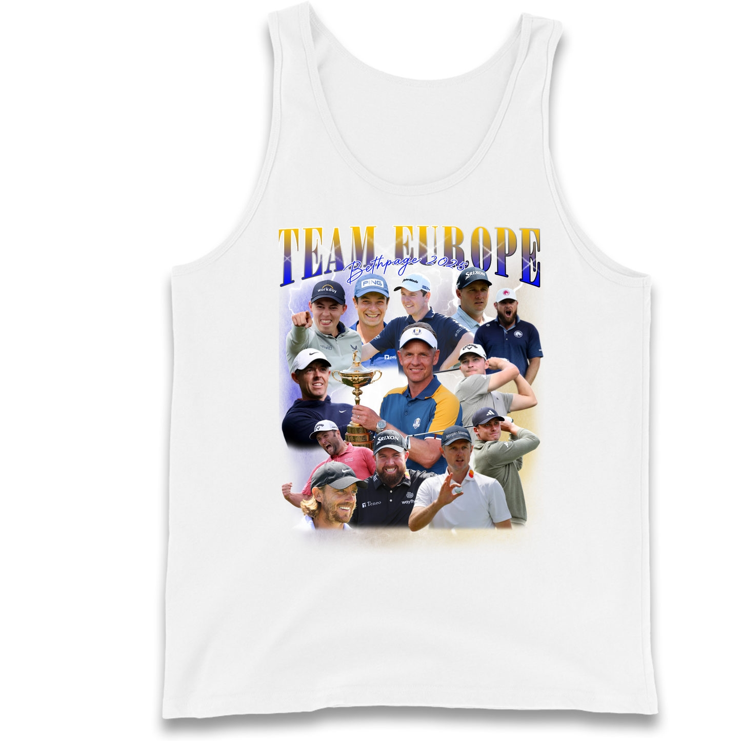 Ryder Cup 2025 Team Europe Tank Top