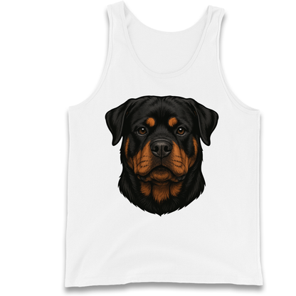 Rottweiler Face Tank Top