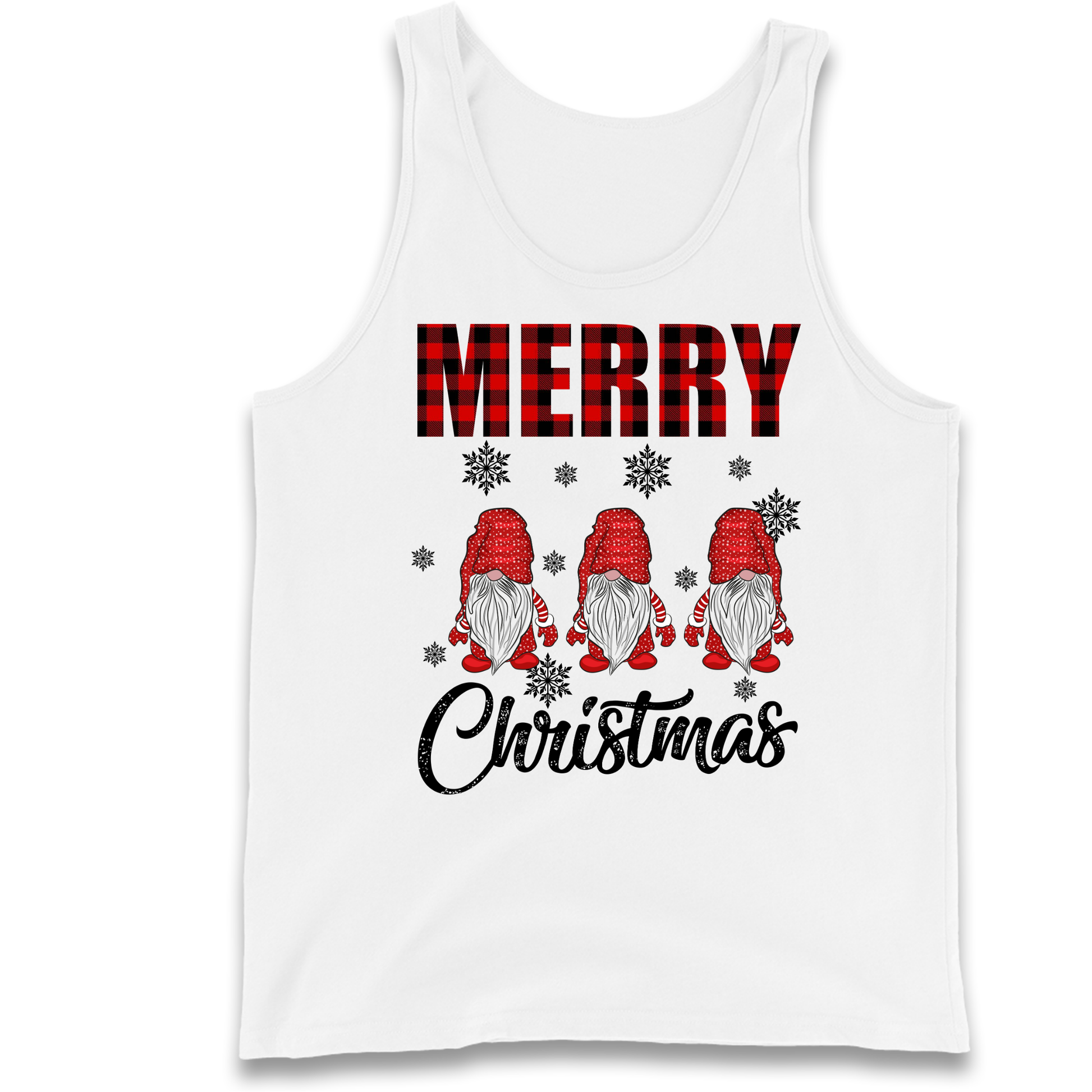 Merry Knomes Christmas Tank-Top