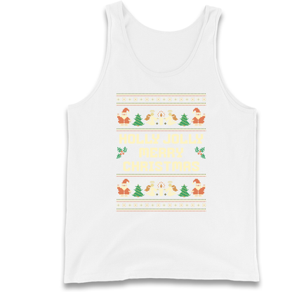 Holly Jolly Merry Christmas Tank Top