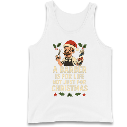 Barber Christmas Tank Top