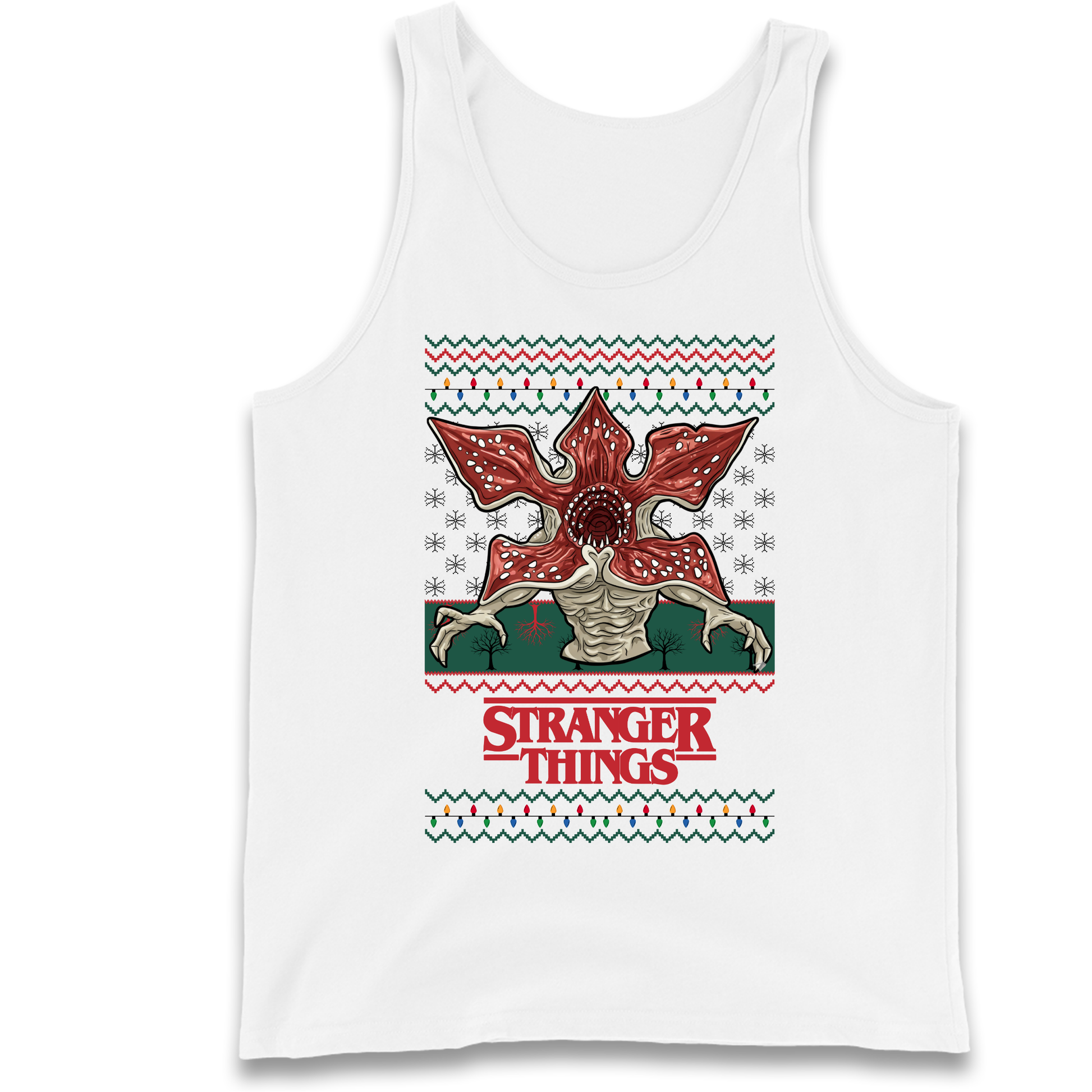 Demogorgon Christmas Tank Top