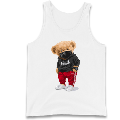 Teddy Bear Hello Streetwear Tank Top