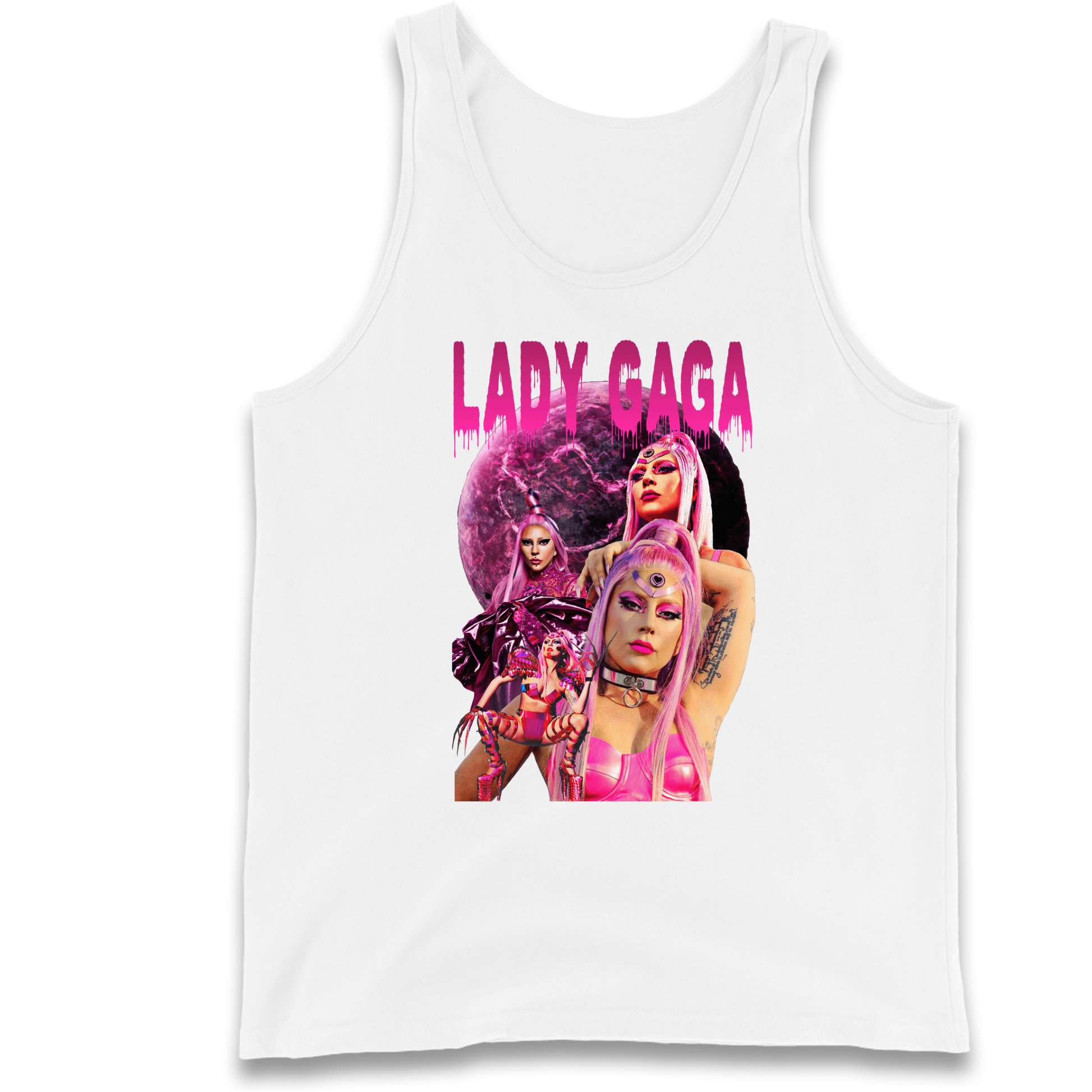 Lady GaGa Pink Tank Top